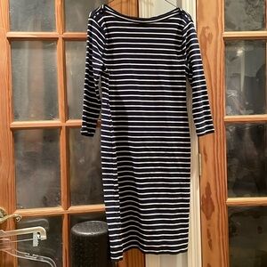 WOMENS LRL RALPH LAUREN JEANS CO. DARK BLUE AND WHITE STRIPES SIZE S/ P